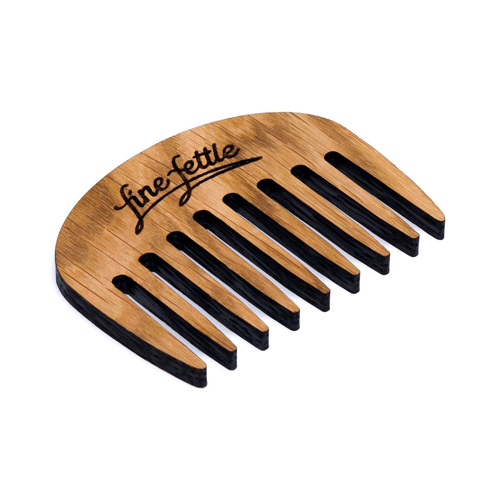 Solid Oak Beard Comb